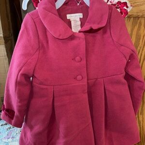 Catherine Malandrino Fuchsia 4T Coat Dress Purse Outfit NWT